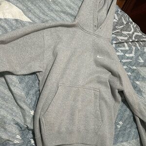 Gray Nike hoodie